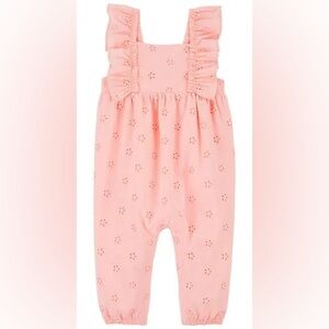 ‼️ SOLD ‼️ Carters 0-3m lace detail jumpsuit
